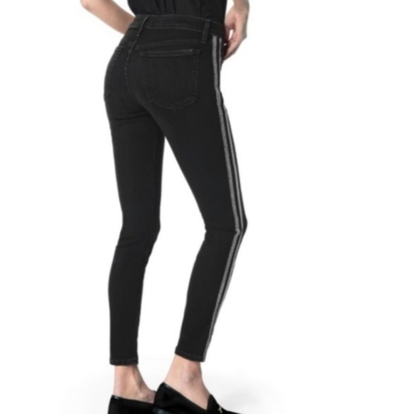 Joe's The Charlie High Rise Skinny Ankle Flawless Black Size 27 - Picture 3 of 12